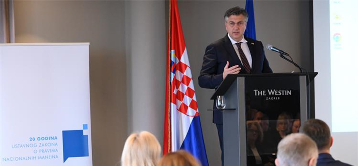 Plenković: Hrvatska ostvarila visoku razinu zaštite nacionalnih manjina